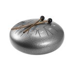DIMAVERY TD-12, Steel Tongue Drum, silber