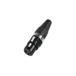 HICON XLR Buchse 3pol HI-X3CF-BLK