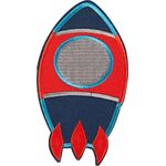 Rakete rot-blau