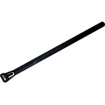 Kabelbinder, wiederverschließbar schwarz 7,2x400mm 100er Pack