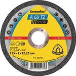 Trennscheibe A 60 TZ Special D125x1mm ger.INOX Bohr.22,23mm KLINGSPOR - VPE: 25