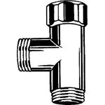 Grohe T-Stück 1/2" chr