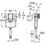 Grohe WC-Spülkasten GD 2 6-9 l einstb
