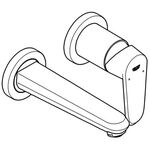 Grohe 2L-WT-Batt EURODISC C Ausldg 170mm chr