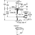Grohe EH-WTbatt EUROSTYLE C 1/2Zoll S-Size chr
