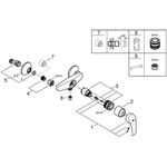 Grohe Einhand-Brausebatterie EUROSMART DN 15 Wd-Mont chr