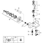 Grohe Einh.-Wannenb. EUROCUBE JOY 1/2Zoll XL Wasserfall chr
