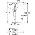 Grohe Einhand-Wannenbatterie ALLURE 1/2Zoll Bd-Mont wa sun gebü