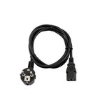OMNITRONIC Kaltgeräte Netzkabel 3x0,75 1,5m sw