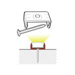 EUROLITE Halterung für U-Profil 20mm Kunststoff