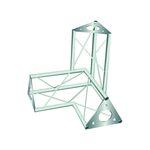DECOTRUSS SAL-33 Ecke 3-Weg \/ rechts sil