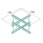 ALUTRUSS BILOCK BQ2-PAC41V 4-Weg Kreuz