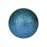 EUROPALMS Dekokugel 3,5cm, blau, glitzer 48x