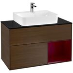 V&B Waschtischunterschrank FINION 1000x603x501mm Regalele. Peo Wln Veneer