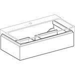 Geberit Waschtischunterschrank XENO² 880x220x462mm Lack hochglänzend/weiß