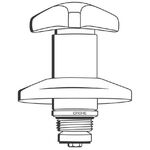 Grohe Oberteil Trecorn-Griff 3/4" Mark rot chr