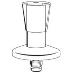 Grohe Oberteil Mark. B/R 1/2" f UP-Ventile 1/2" chr