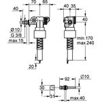 Grohe Füllventil 3/8Zoll