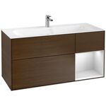 V&B Waschtischunterschrank FINION 1196x591x498mm Regalele. wh ma Wln ven
