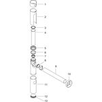HG Designsiphon FLOWSTAR brushed nickel