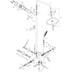 HG Showerp RAINDANCE SELECT S 240 1jet DN 15, für Wanne chrom