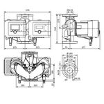 Wilo Hocheffizienzpumpe Stratos MAXO-D 65/0,5-16, DN 65, 340mm, PN 10