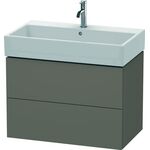 Duravit Waschtischunterbau L-CUBE 544x784x459mm flannel grey seidenmatt