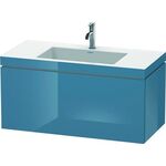 Duravit Waschtischunterbau L-CUBE m WT Vero Air 500x1000x480mm 1 HL St Bl