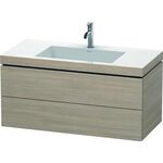 Duravit Waschtischunterbau L-CUBE m WT Vero Air 500x1000x480mm 1 HL pi sil