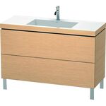 Duravit Waschtischunterbau L-CUBE m WT Vero Air 698x1200x480mm 1 HL Ei geb