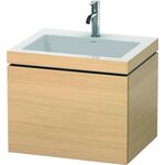Duravit Waschtischunterbau L-CUBE m WT Vero Air 500x600x480mm 1 HL medi Ei