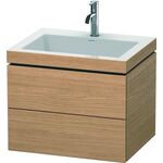 Duravit Waschtischunterbau L-CUBE m WT Vero Air 500x600x480mm 1 HL eur. Ei