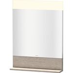 Duravit Spiegel VERO m Be Abl. 800x600x142mm eiche kaschmir