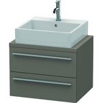 Duravit Konsolenunterschrank X-LARGE 440x600x478mm flannel grey seidenmatt