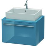 Duravit Konsolenunterschrank X-LARGE 440x700x548mm stone blue hochglanz
