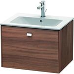 Duravit Waschtischunterbau BRIOSO Griff chrom 442x620x479mm nussbaum natur