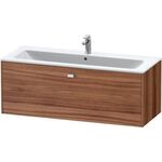 Duravit Waschtischunterbau BRIOSO Gri chrom 442x1220x479mm nussbaum natur