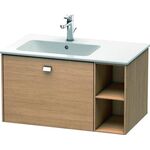 Duravit Waschtischunterbau BRIOSO 442x820x479mm Be li Gri chr europ. eiche