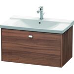 Duravit Waschtischunterbau BRIOSO Griff chrom 450x820x479mm nussbaum natur