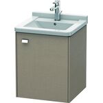 Duravit Waschtischunterbau BRIOSO 563x460x445mm Gri chr Ans rechts leinen