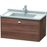 Duravit Waschtischunterbau BRIOSO Griff chrom 452x820x469mm nussbaum natur