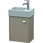 Duravit Waschtischunterbau BRIOSO 442x364x239mm Gri chr Ans links leinen
