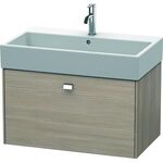 Duravit Waschtischunterbau BRIOSO Griff chrom 442x784x459mm pine silver