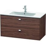 Duravit Waschtischunterbau BRIOSO Griffe chr 553x1020x479mm NB dunkel
