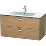Duravit Waschtischunterbau BRIOSO Griffe chr 553x1020x479mm europ. eiche