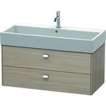 Duravit Waschtischunterbau BRIOSO Griffe chrom 442x984x459mm pine silver