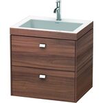 Duravit Waschtischunterbau BRIOSO 613x600x480mm m WT Vero Air Gri chr 1 HL