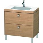 Duravit Waschtischunterbau BRIOSO 701x800x480mm m WT Vero Air Gri chr 1 HL
