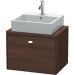 Duravit Konsolenunterschrank BRIOSO Gri chrom 442x620x480mm kastanie dunkel