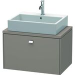Duravit Konsolenunterschrank BRIOSO Griff chrom 442x720x480mm basalt matt